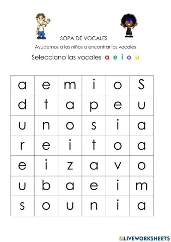 Sopa de vocales