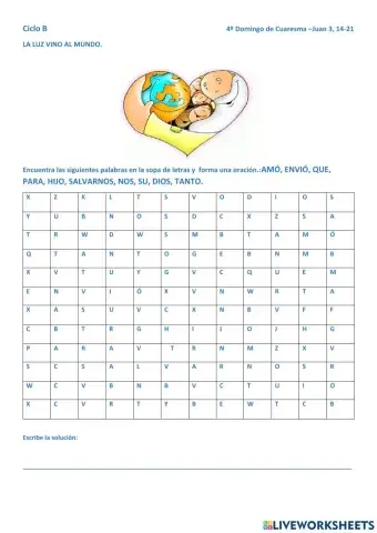 IV domingo de cuaresma ciclo B