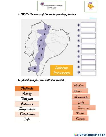 Andean provinces