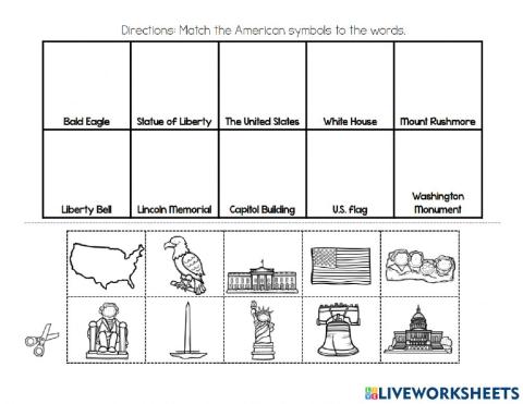 American Symbol matching