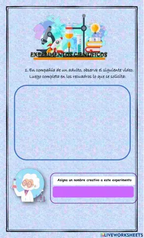 Practica de experimentos científicos