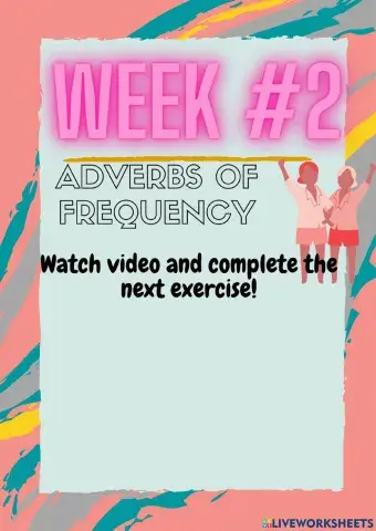 Adverbs of frequency