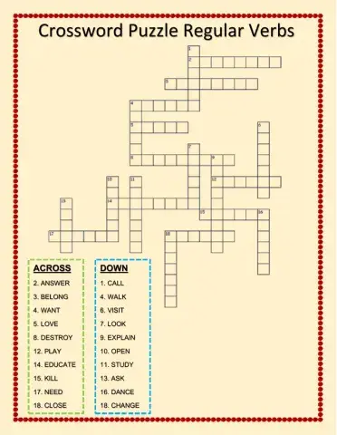 Simple past regular verbs