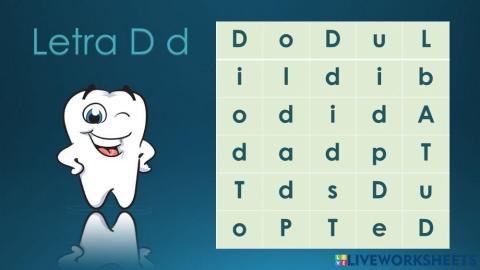 Letra D