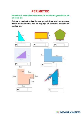Cálculo de perímetro