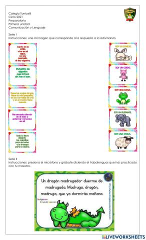 Evaluación de Lenguaje