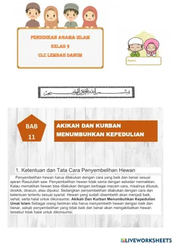 Akikah dan Kurban Menumbuhkan Kepedulian Umat