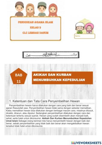 Akikah dan Kurban Menumbuhkan Kepedulian Umat