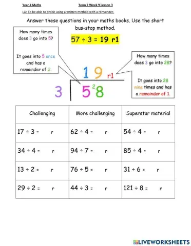 Dis Maths week 9 lesson 3 (intermediate and higer)