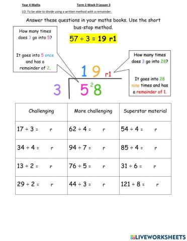 Dis Maths week 9 lesson 3 (intermediate and higer)