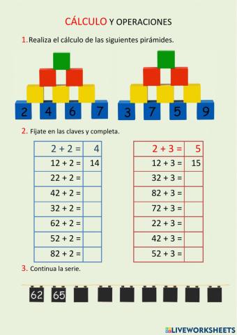 Cálculo y operaciones
