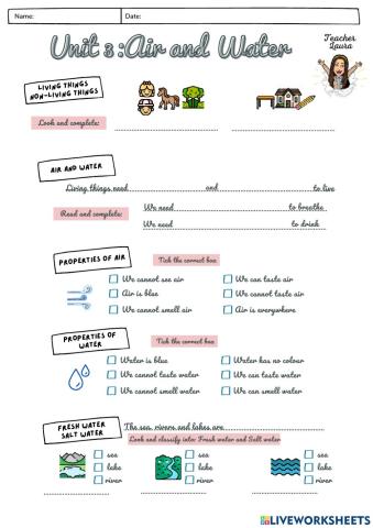 Unit 3: Air and Water