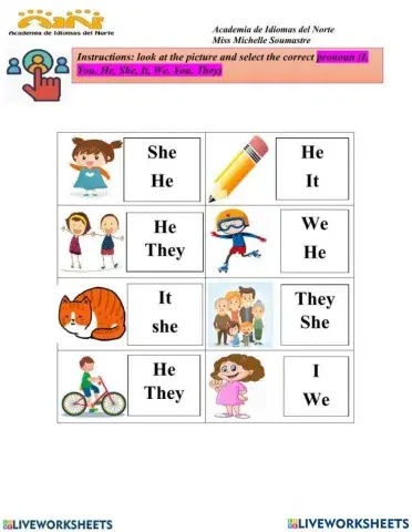 Personal Pronouns