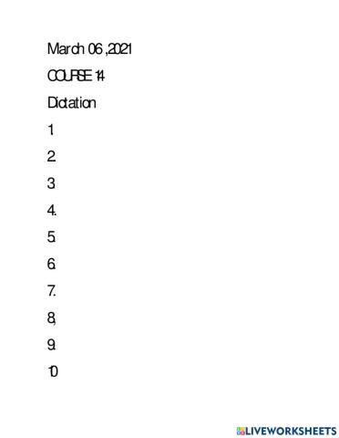 Vocabulary1-Practice Exercise