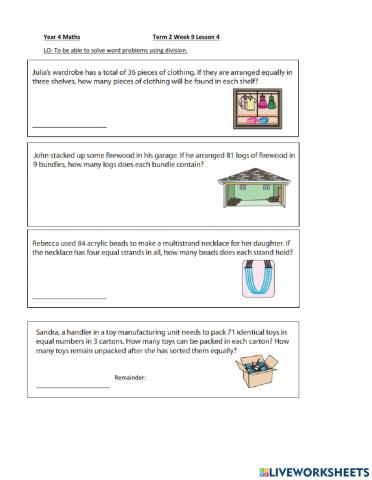 DIS Maths Week 9 Lesson 4 (Intermediate and Higher)