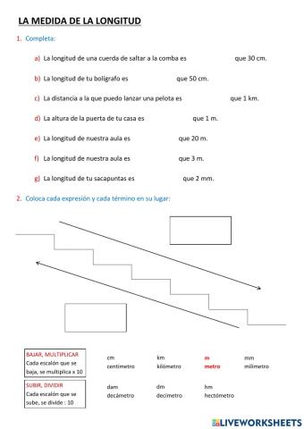 La medida de la longitud 1