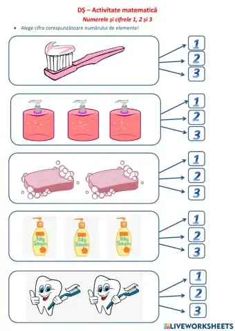 Numerele și cifrele 1-3