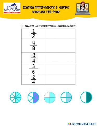 Examen matemáticas 2º
