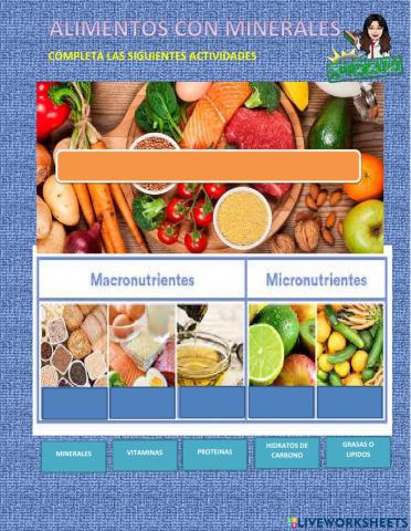 Alimentos con minerales