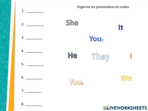 Personal Pronouns