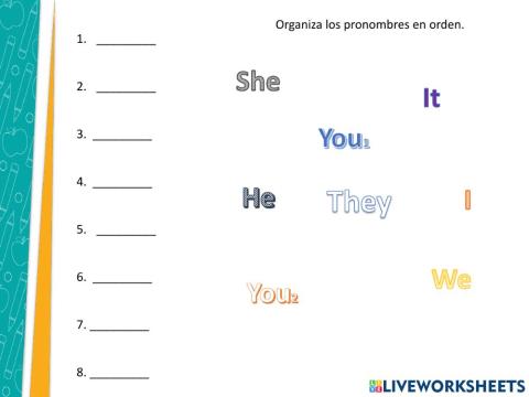 Personal Pronouns