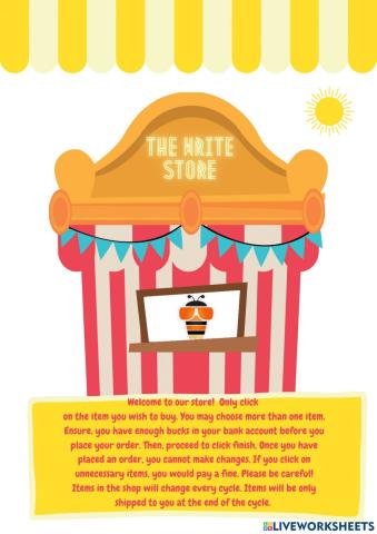 Online store cycle 1