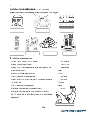 Culturas mesoamericanas