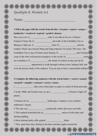 Spotlight 8, module 6A