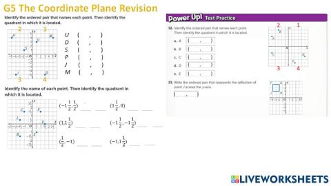 G5 The Coordinate Plane Revision PART 1