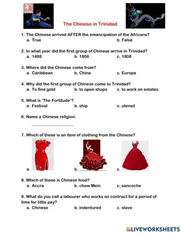 The Chinese in Trinidad