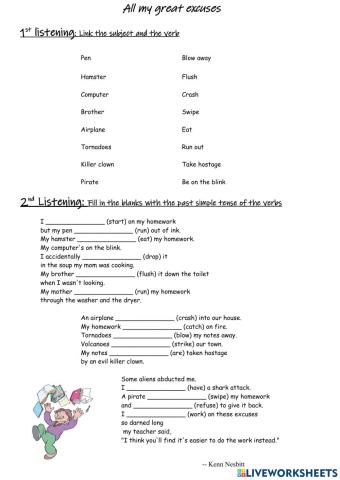 All my great excuses