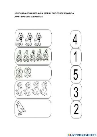 Ligar Números e Quantidades