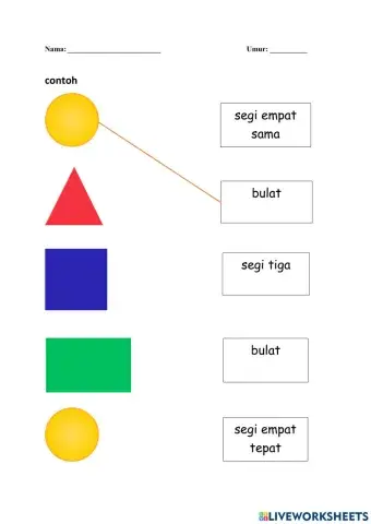 Padanan nama bentuk asas