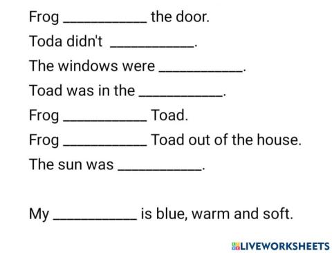 Frog and Toad-SPRING