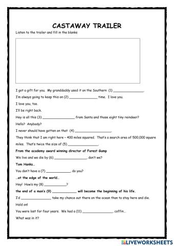 Castaway Trailer Listening