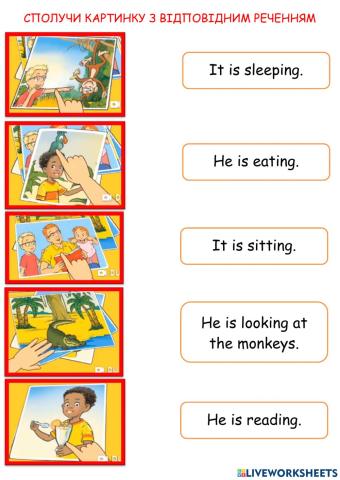 Actions-Present Continuous