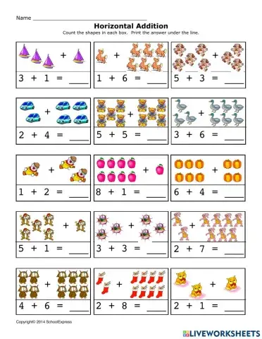 Horizontal Addition 1