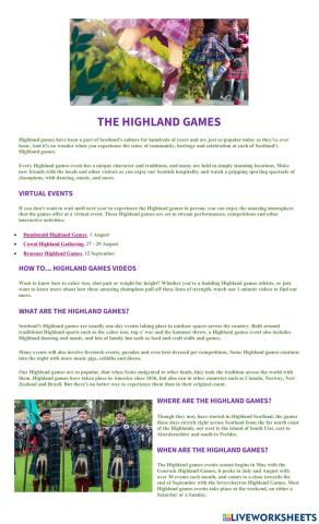 The Highland Games