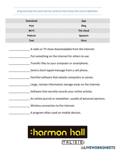 Technology Vocabulary - C19-D1