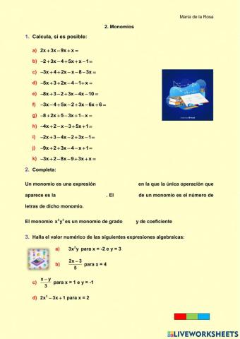Monomios
