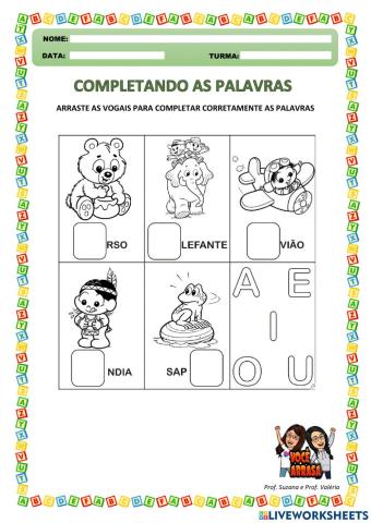 Completando as Palavras