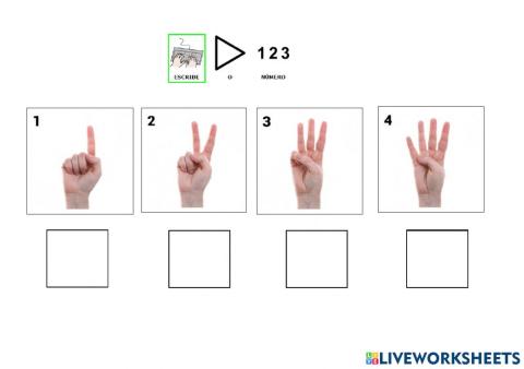 Escritura de números