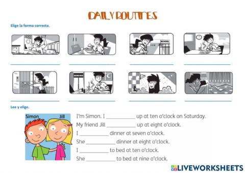 Daily routines