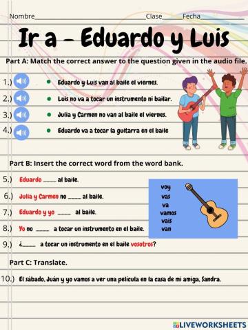 Ir a - Eduardo y  Luis