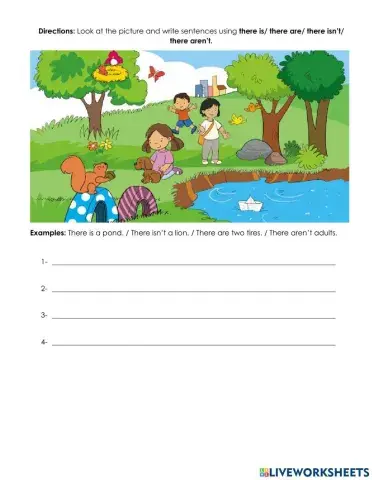 There is- are- isn't- aren't