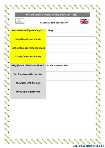 Present Simple - Present Continuous