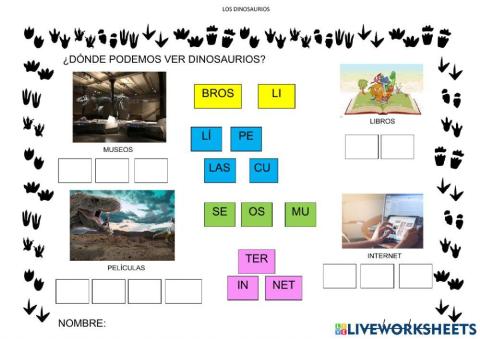 Investigando sobre los dinosaurios