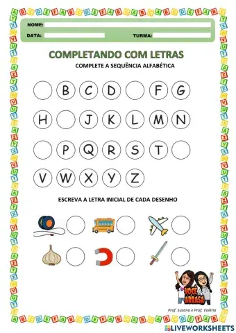 Completando com Letras
