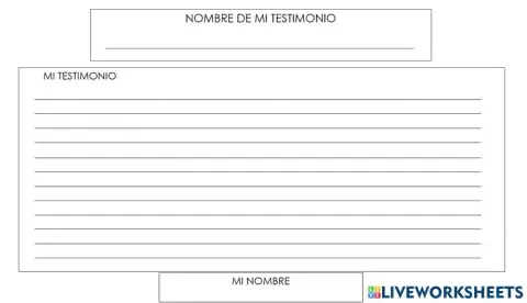 Mi testimonio