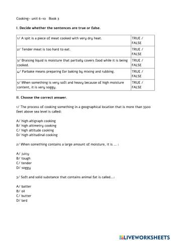 Career Paths Cooking